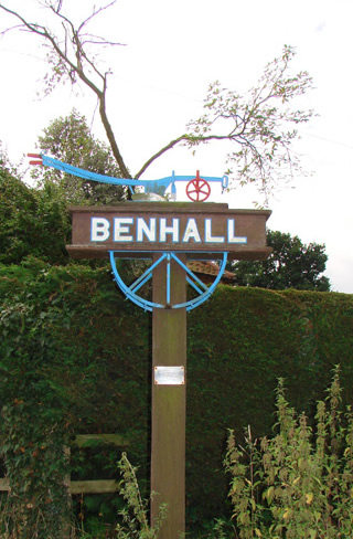 Village sign Benhall