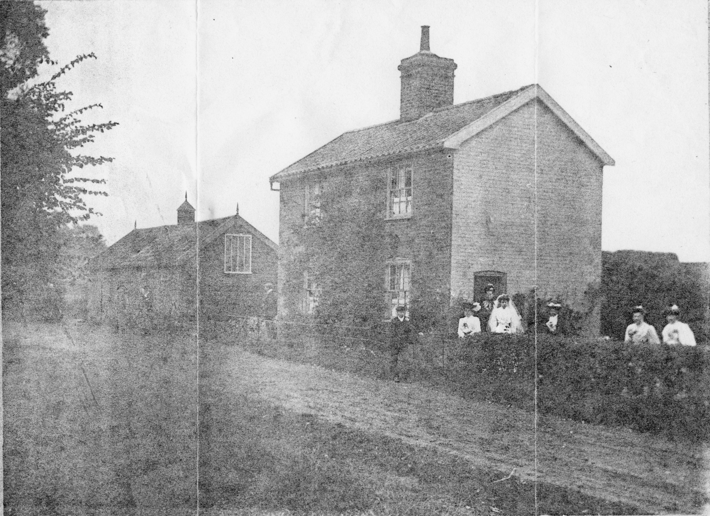 Wedding outside the forge
