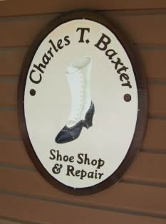 Charles Thomas Baxter's shop sign