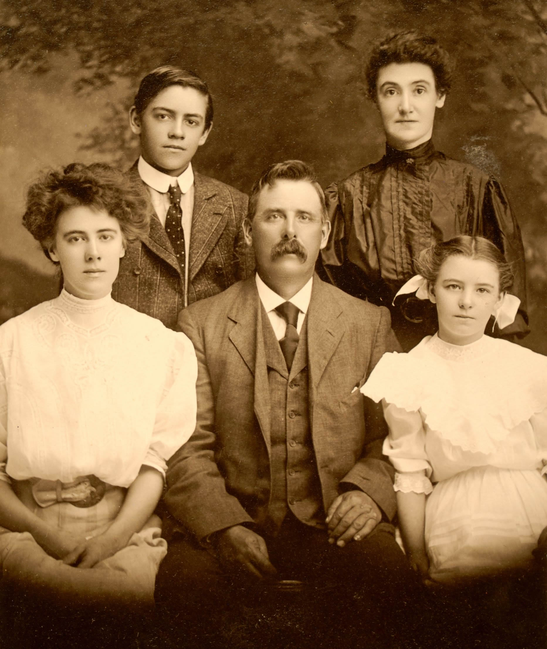 William Baxter and family