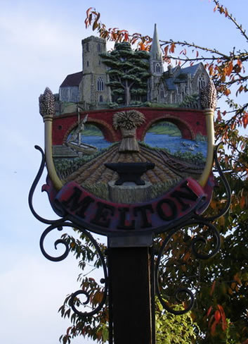 Village sign Melton