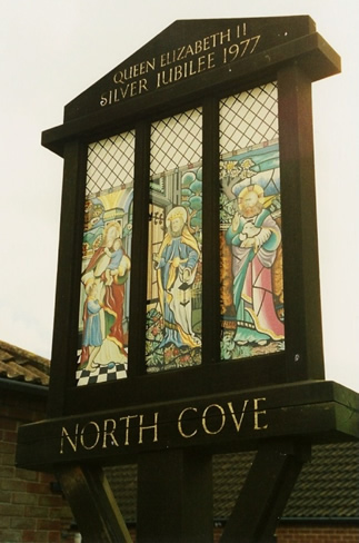 Village sign North Cove