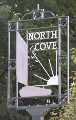 Village sign North Cove