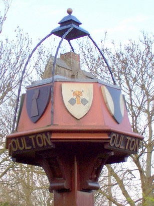 Village sign Oulton