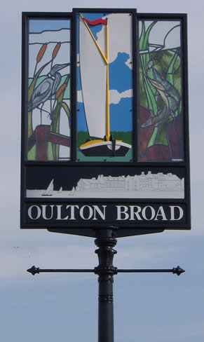 Village sign Oulton Broad