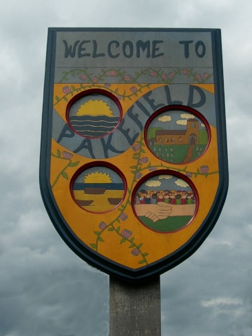 Village sign Pakefield