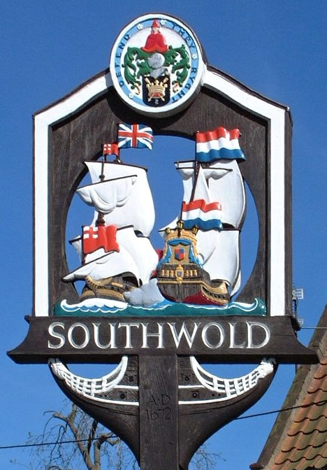 Town sign Southwold