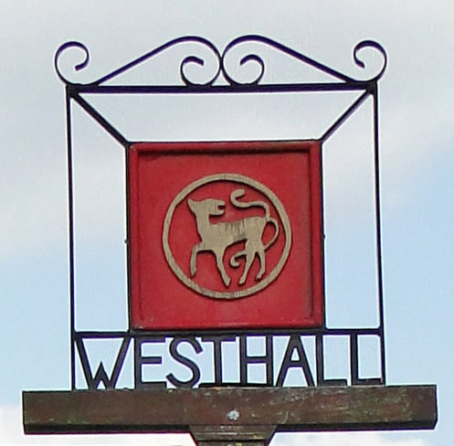 Village sign Westhall